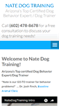 Mobile Screenshot of natedogtraining.com